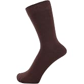 ZAKIRA Combed Cotton Dress Socks, Crew Socks | Finest combed cotton, business crew socks, soft breathable, everyday comfort, men and women