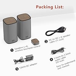KEiiD Bluetooth Computer Speakers with Wireless