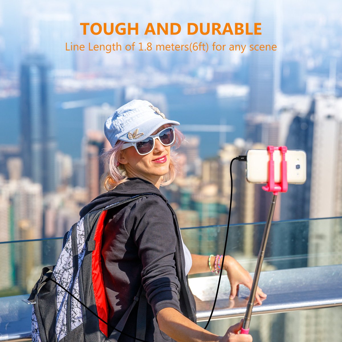 USB Type C Cable, JUD USB C to USB 2.0 Charger Cable(2 Pack, 3ft/6ft) TPE Fast Charging Cord Samsung Galaxy Note 8, S8, S8+, LG V20 V30 G5 G6, Nexus 6P 5X More (BLK)