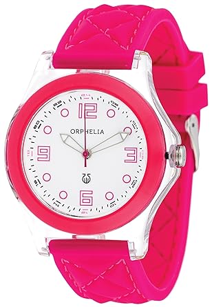 Orphelia Damen-Armbanduhr Fantasia Analog Quarz Silikon