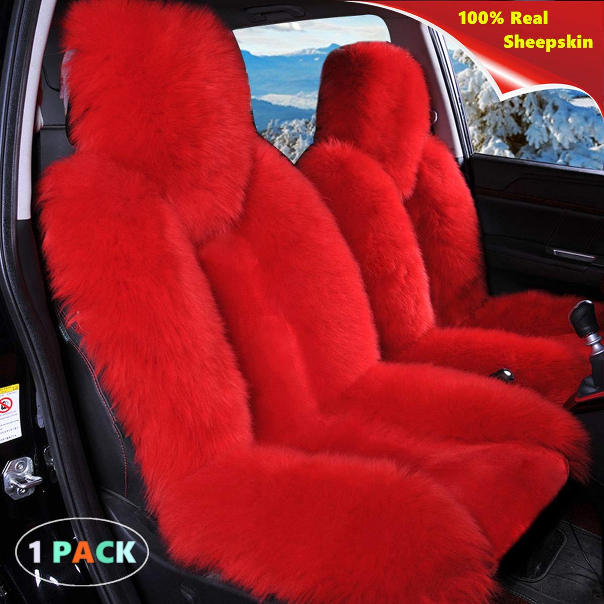 Best wine red car seat covers waterproof