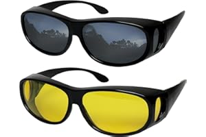 SUCCESS EYEWEAR Fit Over Sunglasses Polarized Lens Wear Over Prescription Eyeglasses 100% UV Protection for Men and Women