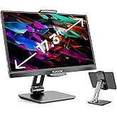 iPad Stand, Tablet Stand 360&deg; Swivel, Aluminum Desk Holder 4.7-17", Black | 360&deg;Swivel,180&deg;Tilt,150&deg;Pillar,Aluminum,Weighted Base,Fits 4.7-17" Devices,Foldable Compact,Anti-Slip,Cable Hole,Allen Wrench