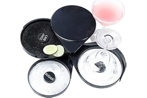 Potlimepan 3 Tier Salt/Sugar Rimmer, Marganita Glass Salt Container