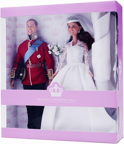 Royal Wedding Dolls Princess Catherine Wedding Doll And Prince William Doll Limited Edition Kate Middleton Bride Collector S Doll Amazon Co Uk Toys Games