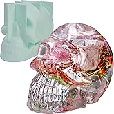Skull Silicone Molds, 3D Extra Large Skeleton Skull Epoxy Resin Molds for Casting Arts Crafts, Home Decor, Parties and Holidays