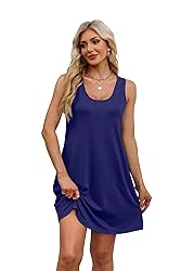 WEESO Spring Dresses for Women 2025 Loose Crew Neck