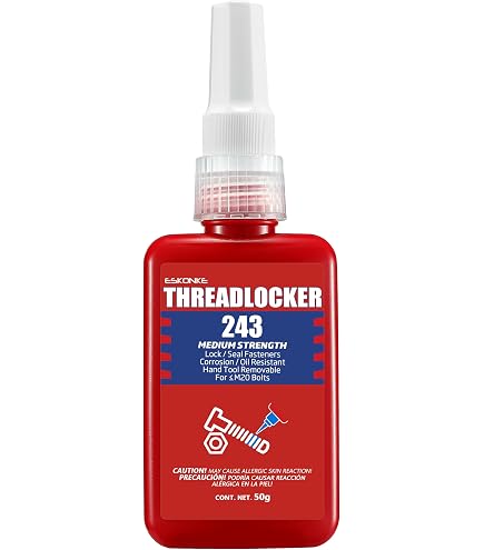 Amazon.com: ESKONKE Red Thread Locker 271 Nuts & Bolts Locker High