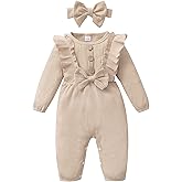 Mioglrie Newborn Baby Girl Clothes One Piece Jumpsuits Clothes Short Sleeve Rompers Summer Clothes for Baby