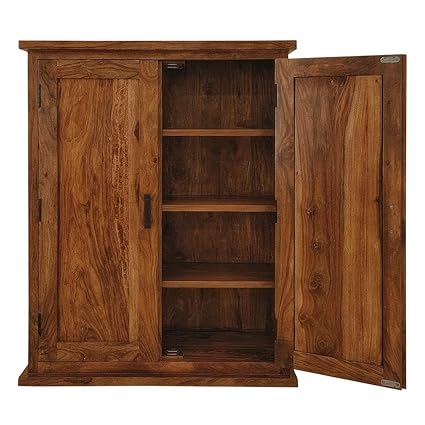 Lifeestyle Com Sheesham Wood Side Board Storage Cabinet Amazon