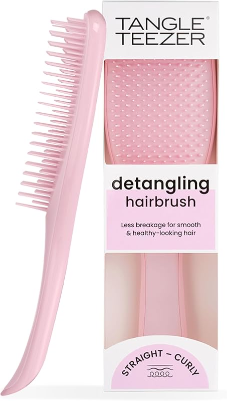 Ultimate Detangler Haarbürste – Für Nasses & Trockenes Haar – Entwirrungsbürste für Alle Haartypen – Zweistufige Borsten Reduzieren Haarbruch & Entfernen Knoten – Millennial Rosa — Foto 1 von 8