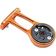 JRC Components Stem Out Front Mount | Compatible with Garmin Edge Series Devices | Lightweight CNC 6061 Aluminium Body - Orange