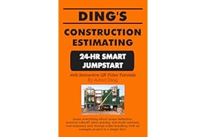 Ding's Construction Estimating 24-Hour Smart Jumpstart: with Interactive QR Video Tutorials