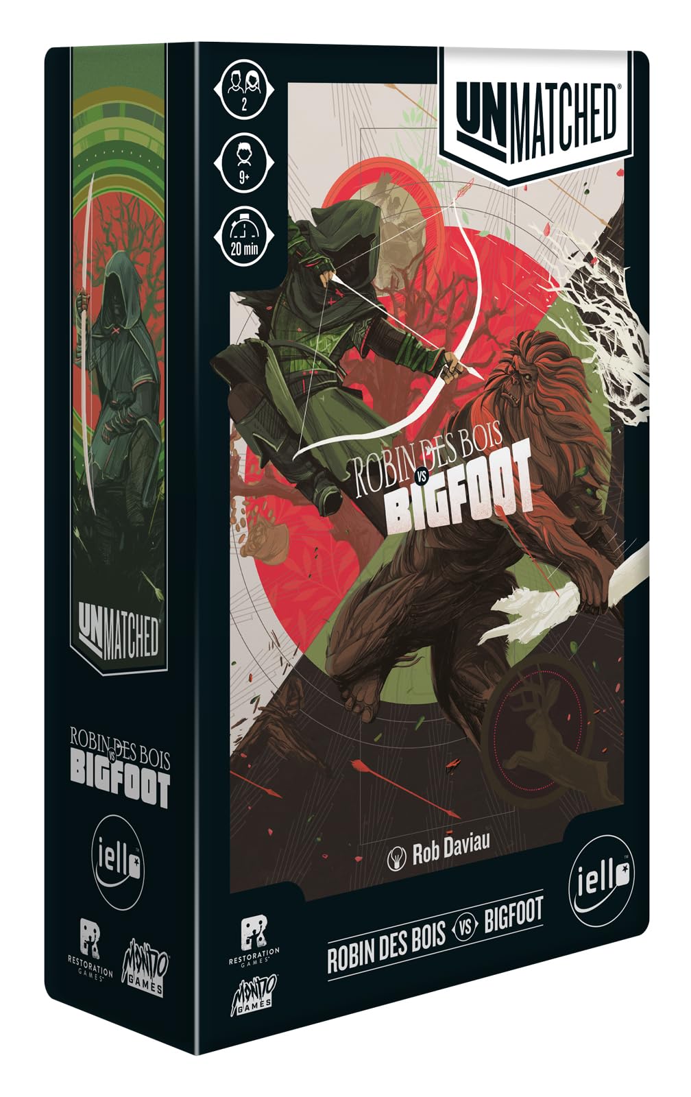 IELLO Unmatched Robin Hood and Big Foot Strategy Game