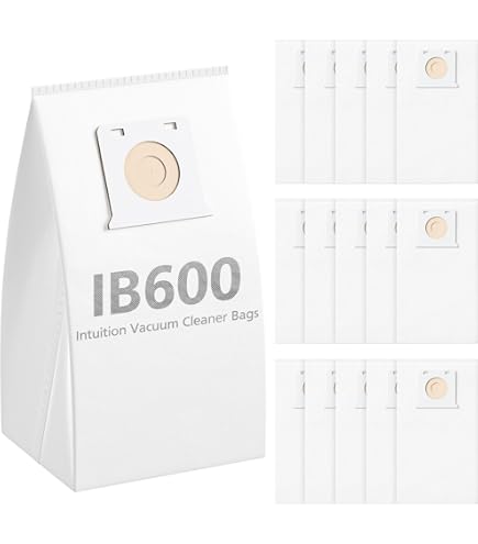 IB600 Sacchetti Per Aspirapolvere Compatibili Con Sacchetti Verticali