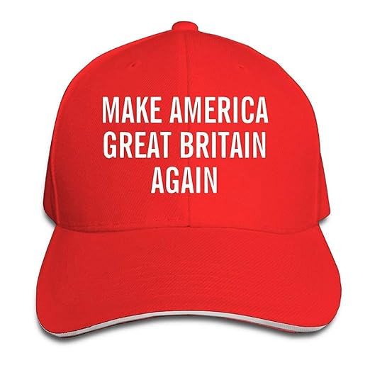 Osmykqe Adjustable Make America Great Britain Again Snapback Sandwich Baseball Cap GH628