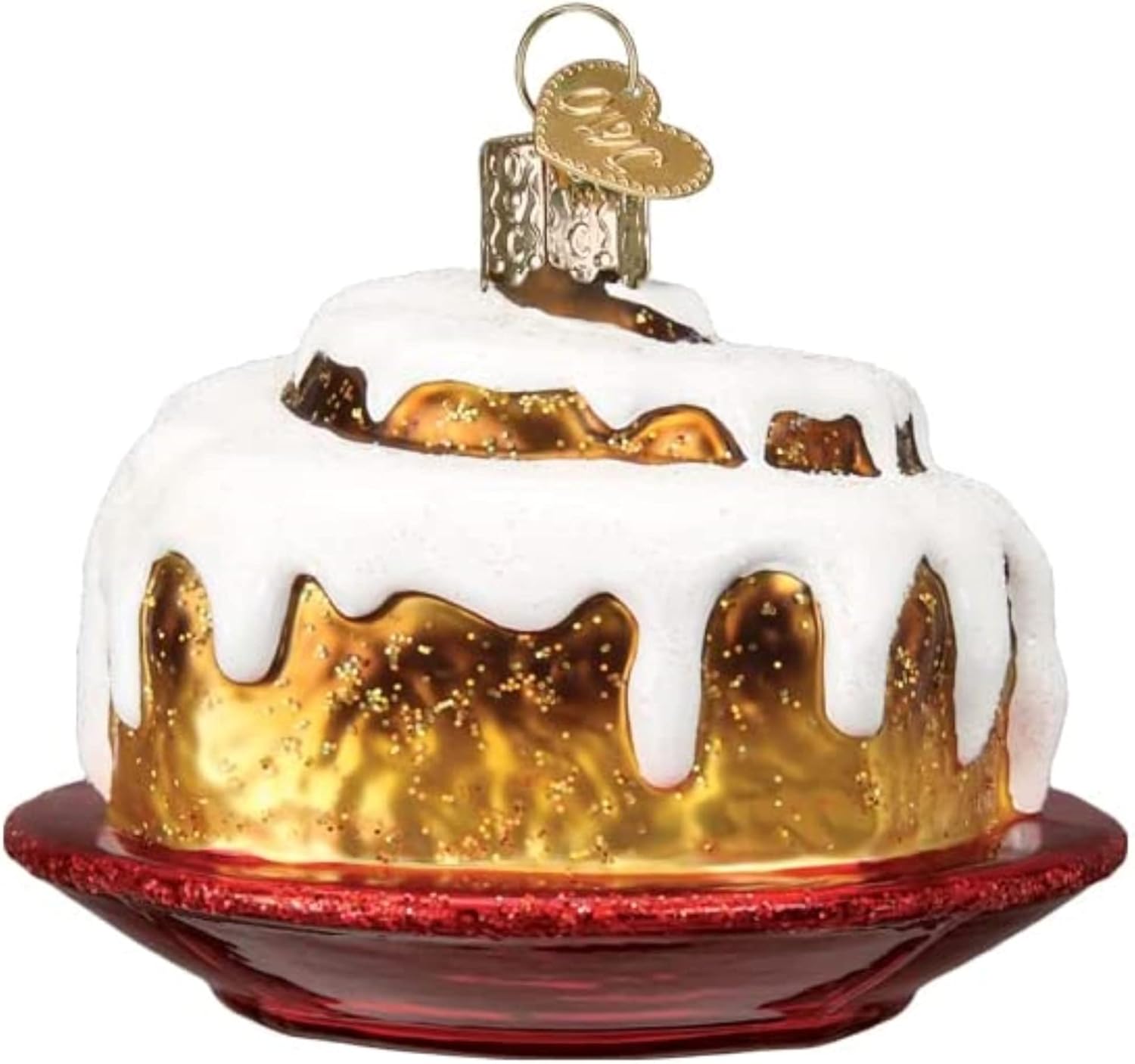 Ornaments - Old World Christmas Cinnamon Roll Glass Blown Ornament for Christmas Tree