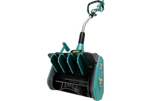 FORDWALT 36V Cordless Snow Shovel Compatible with Makita 18V Battery(Tool Only), Electric Power Snow Thrower, Handheld Snow Blower with 13.2" in. Width 8" in. Depth, 26.5' ft Throwing Distance