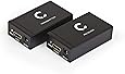 Expert Connect | HDMI Extender Over Cat5e / Cat6 / Cat7 Ethernet Cable Up to 330 Feet ( 200 Feet Ethernet Cable + 130 Feet HDMI Cable ), 1080p, 3D