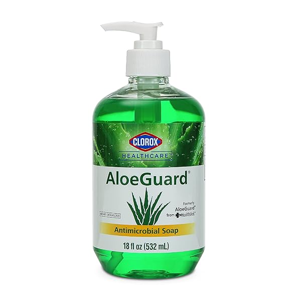CLOROX HEALTHCARE ALOEGUARD ANTIMICROBIAL LIQUID HAND SOAP WITH...