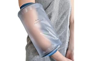 Mighty Well H2O Shield PICC Line Shower Cover, Reusable Waterproof PICC Line Covers | Ocean, Small/Medium