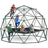 Hapfan 6.5 FT Tall Climbing Dome with Hammock for Kids 3-12 Outdoor | ASTM-certified Large Jungle Gym Dome Climber, 950lbs Total Capacity, Weather-resistant Steel, Patent-pending Backyard Playset