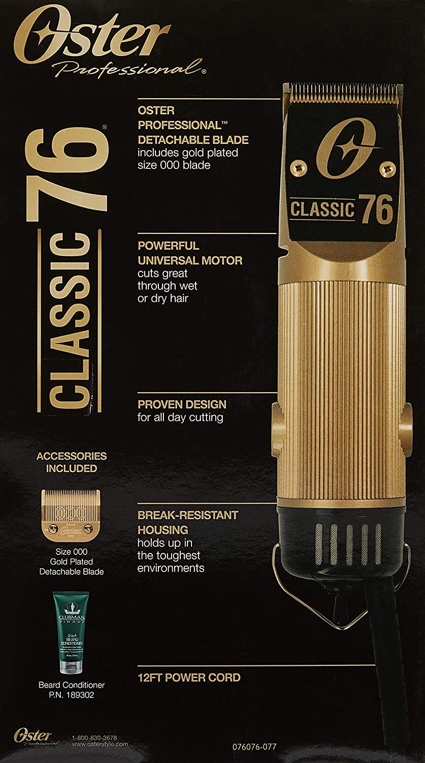 oster classic 76 limited edition gold
