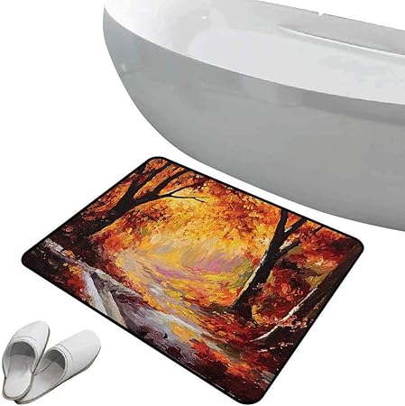 Alfombra de baño antideslizante País Área segura de alfombra de baño