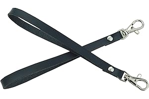 5AFASHION 2 pieces Leather Purse Wrist Strap for Wallet Clutch Wristlet Purse Keys Keychain Pouch