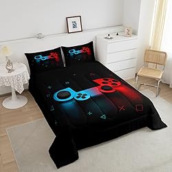 Erosebridal Gaming Comforter Set Twin Size for Boys