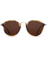 SojoS Small Round Polarized Sunglasses Mirrored Lens