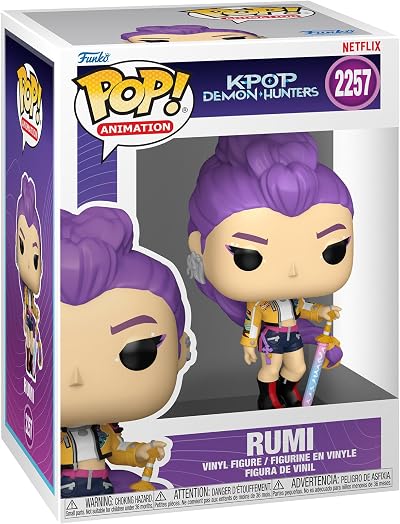 Funko POP Animation Netflix Demon Hunters Rumi 3.75in Vinyl Figure