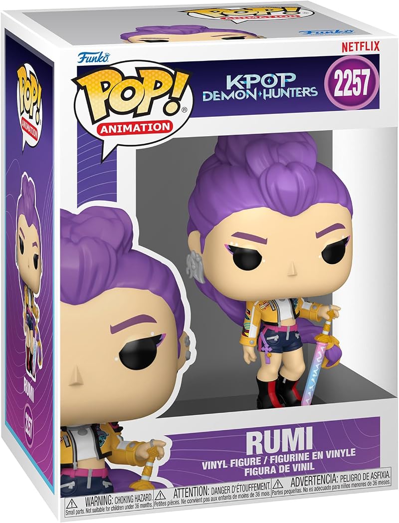 Funko POP Animation Netflix Demon Hunters Rumi 3.75in Vinyl Figure