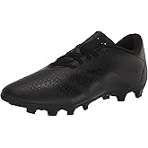 Adidas Unisex Predator Accuracy.4 Flexible Ground Soccer Shoe, Black/Black/White, 6.5 US Men