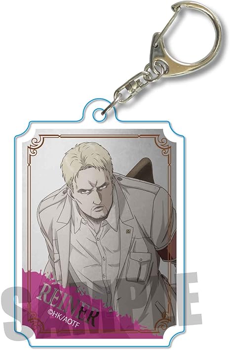 Amazon ウォールキーホルダー 進撃の巨人 ライナー ブラウン アニメ 萌えグッズ 通販