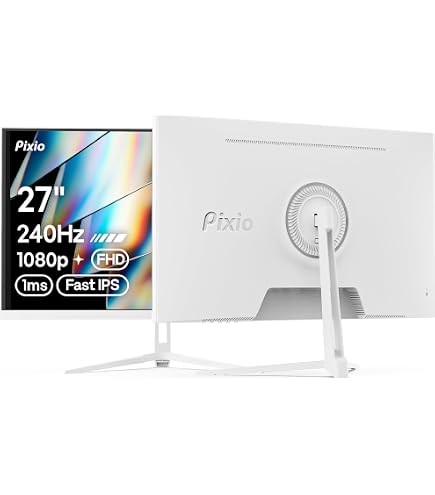 Amazon.com: Pixio PX32U Wave White 32 inch 144Hz Refresh Rate 4K