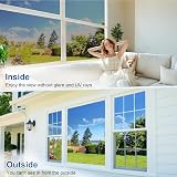 Lifetree One Way Clear Window Film Privacy Brown 60x200cm view 5