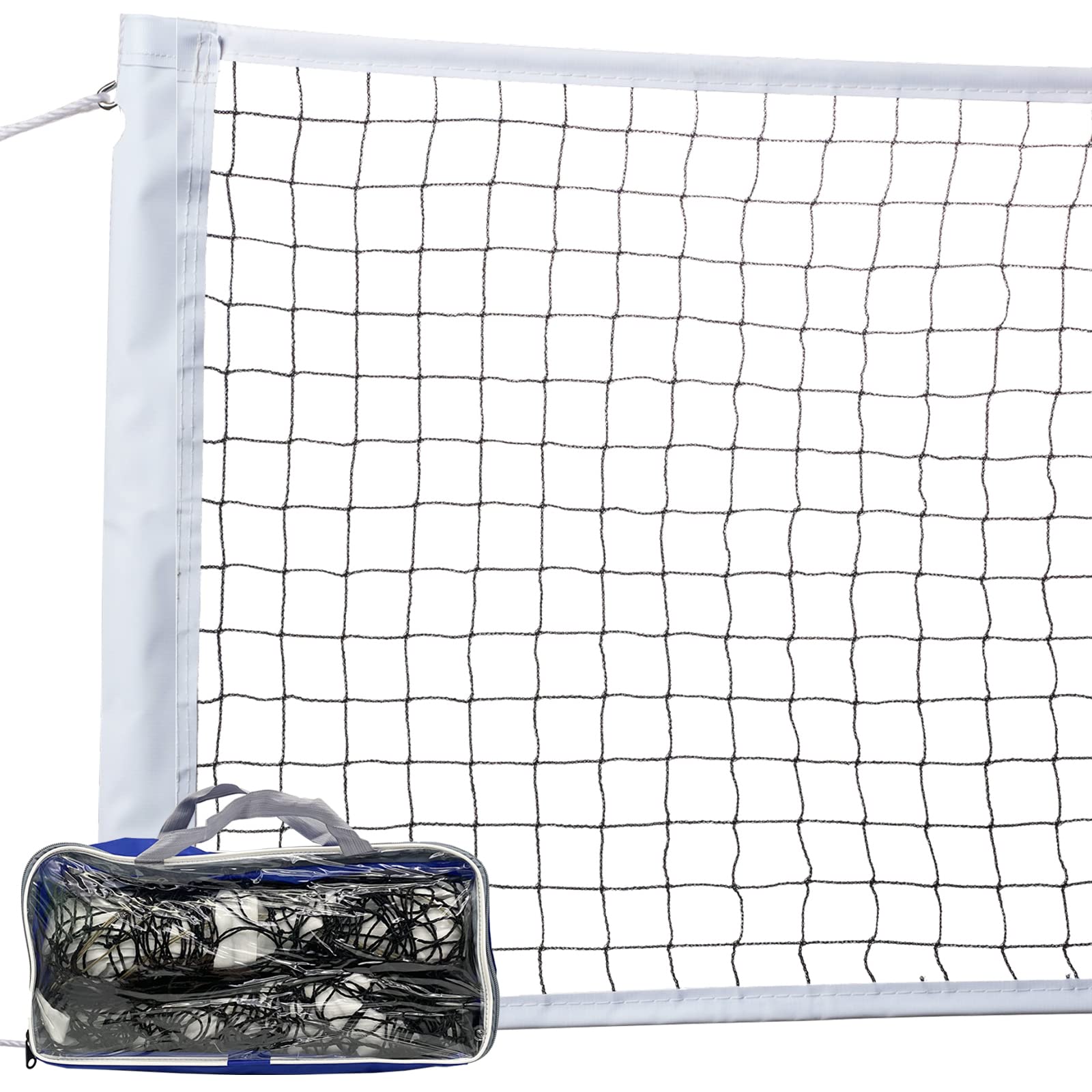 Photo 1 of Volleyball Net Outdoor, Heavy Duty Volleyball Net for Backyard, 32 x 3 FT Professional Net with Reinforced Side Tapes for Ground Pool Sports, Portable Replacement Net for Beach (Poles Not Included)