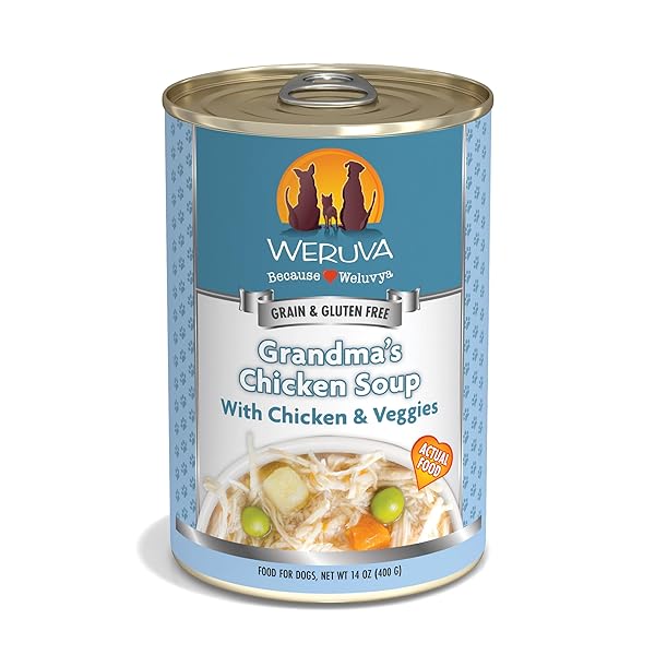 WERUVA CLASSIC DOG FOOD, GRANDMA’S CHICKEN SOUP WITH...