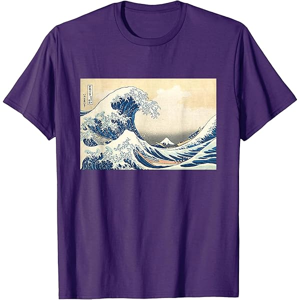 Amazon.com: Katsushika Hokusai - Great Wave of Kanagawa T-Shirt