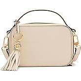 Anne Klein Womens Camera bag with convertible strap, Parchment