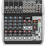 BEHRINGER, QX1202USB Premium 12-Input 2-Bus Mixer with Xenyx Mic Preamps & Compressors British EQs Black