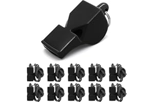 smrtcol Whistles Sports Whistles with Lanyard Loud Crisp Sound Pealess Whistles for Referees Coaches and Lifeguards