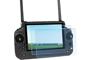 wtohoby HD Films for DJI RC PLUS 1/2 Remote Control 9H Hardness Tempered Glass Screen Protector for DJI FlyCart 100/30/Inspir