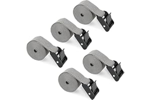 Folgtek 5-pack Trail & Game Camera Mounting Straps Portable UV Resistant and Foldable Nylon Fiber Strap, Hunting Camera Tree 