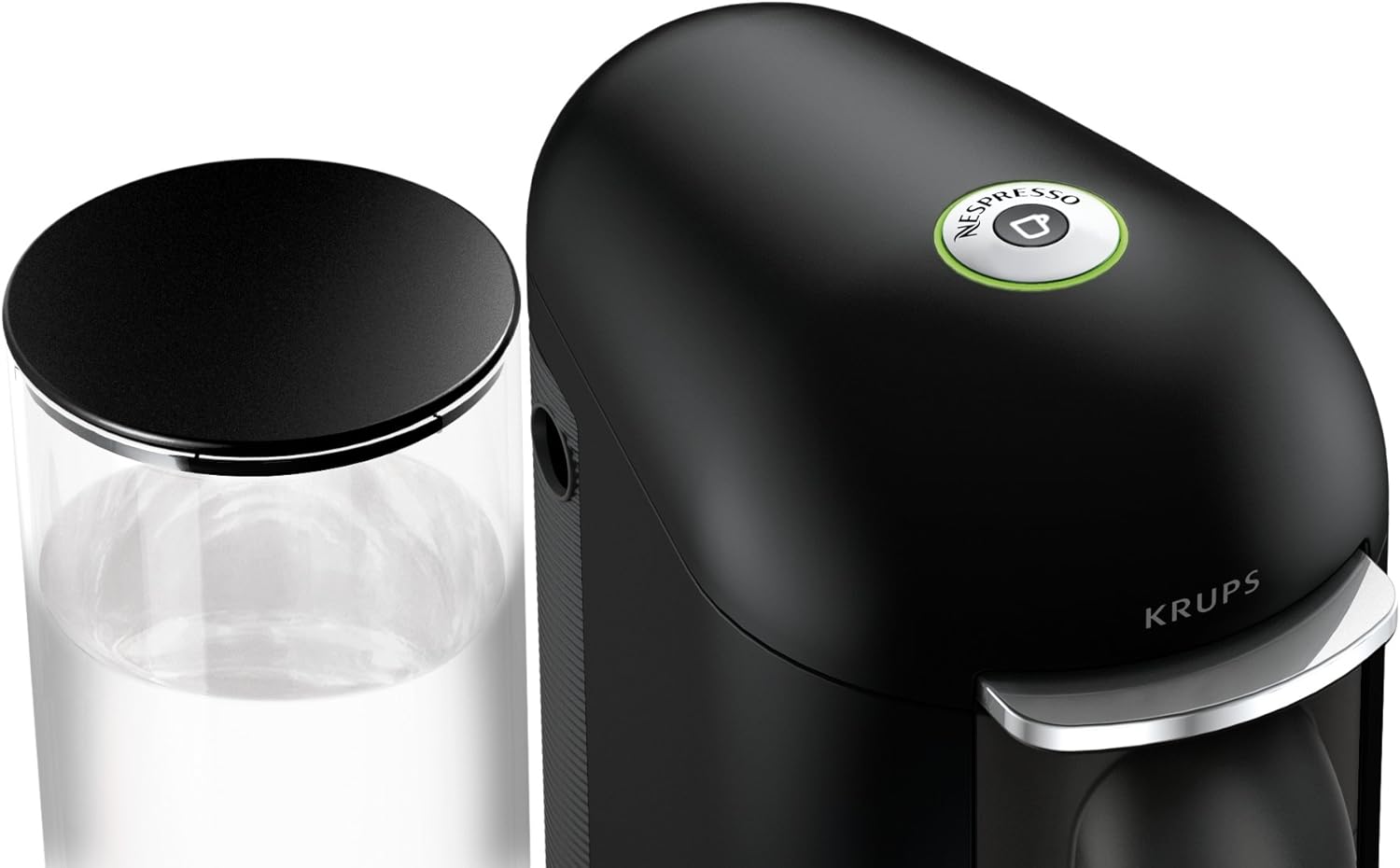 Nespresso Vertuo Plus XN900840 Coffee Machine by Krups, Black & Chrome, Deluxe Black - Image 5