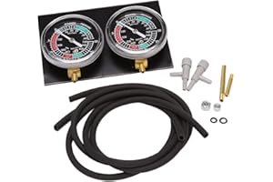 Sanchezeo 1set Motorcycle Carburetor Synchronizer Vacuum Gauges Tool Vacuum Gauge Balancer for // Black
