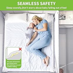 yulongtengfei 3-Piece King Size Bed Rail for
