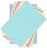 Habercrafts A4 Colour Paper 80gsm Pack of 100 Pastel Sheets