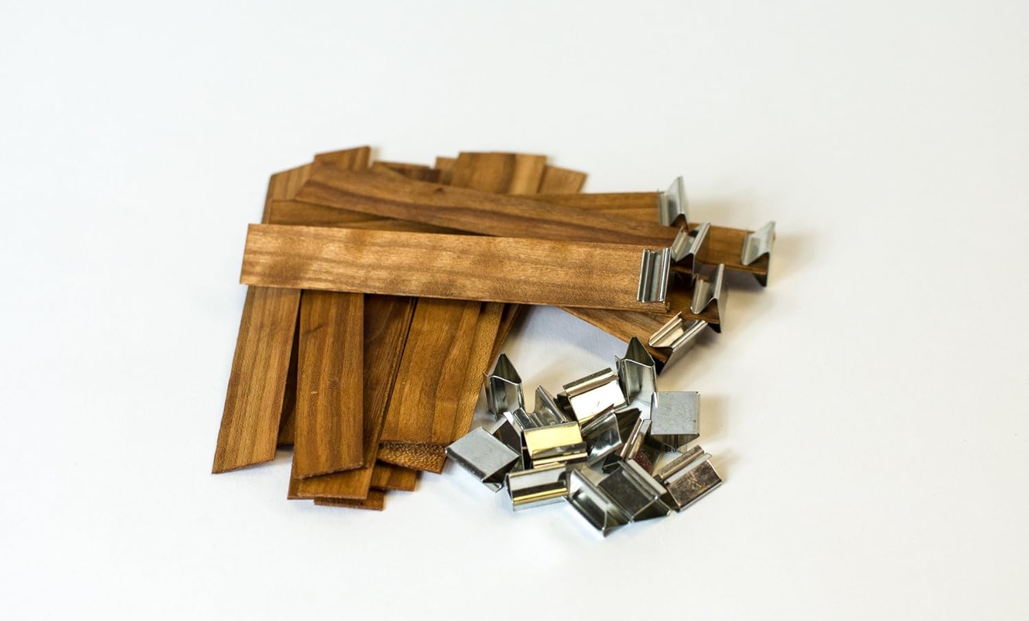 20 Pack of The Wooden Wicks with Tabs. (Extra Large) 5 L x